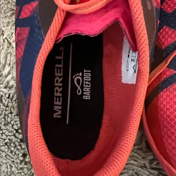 Merrell Women's Red and Yellow Athletic Shoes - Picture 2 of 4